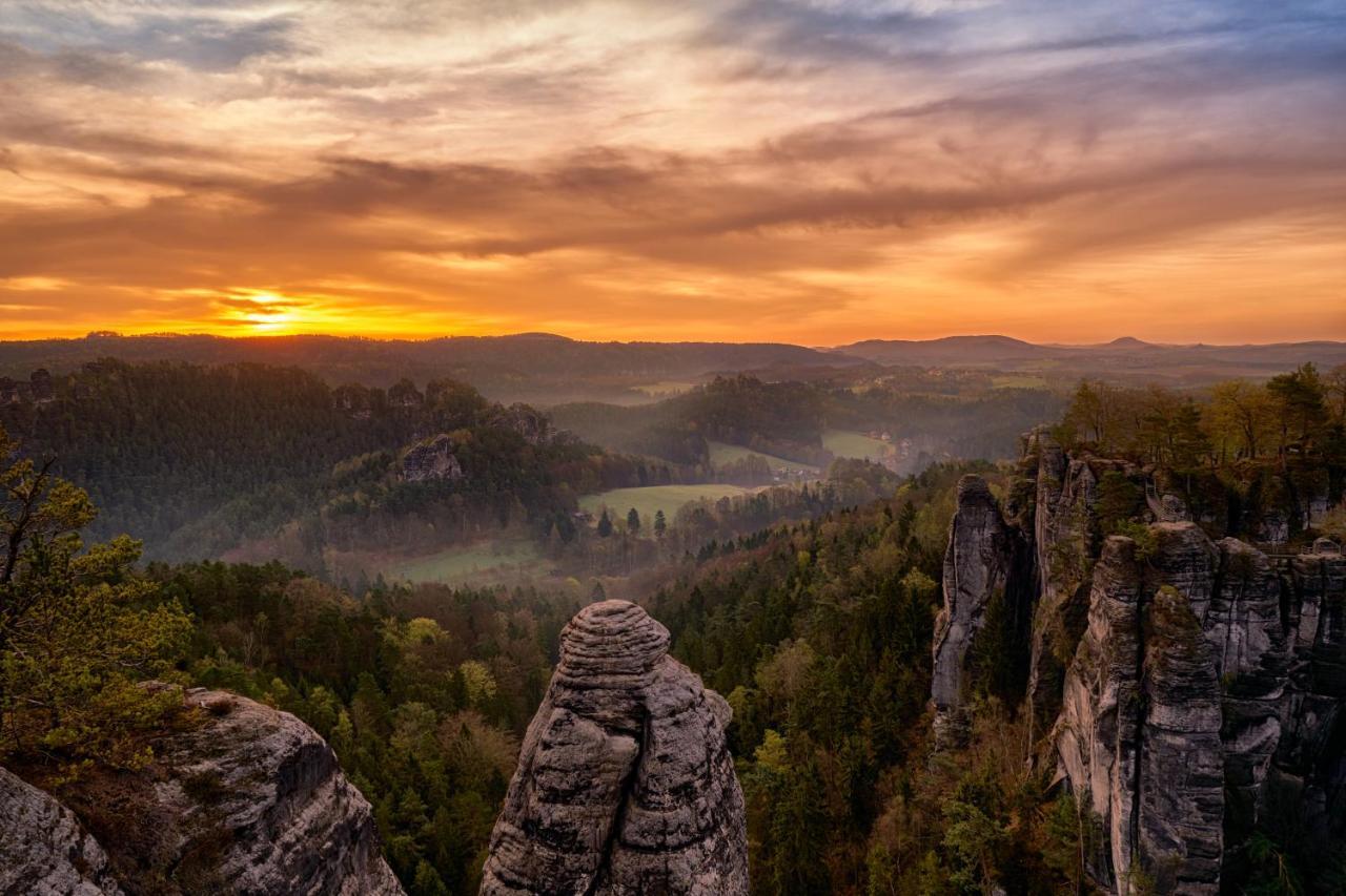 4-Bettzimmer Saechsische Schweiz Mittelndorf 外观 照片