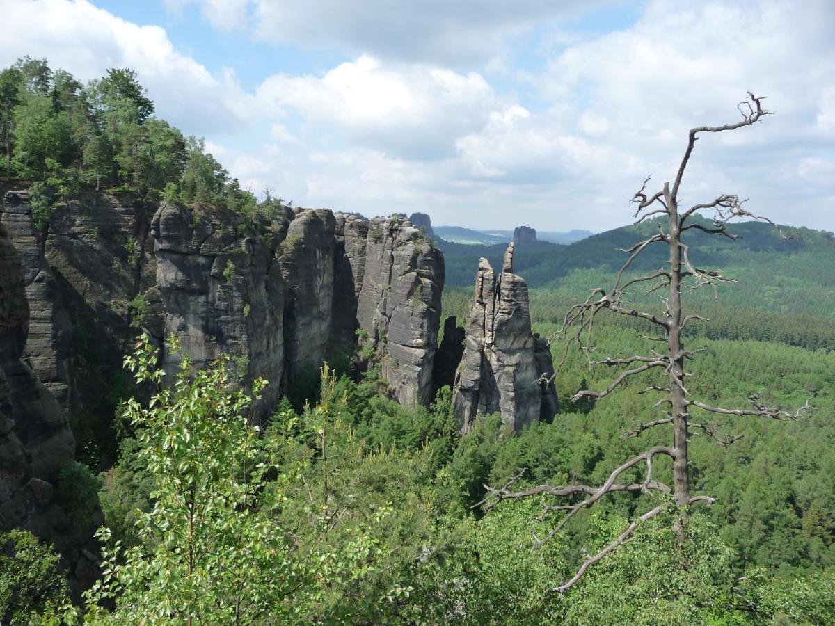 4-Bettzimmer Saechsische Schweiz Mittelndorf 外观 照片